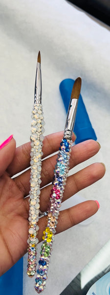 Custom Blinged Nail Brush